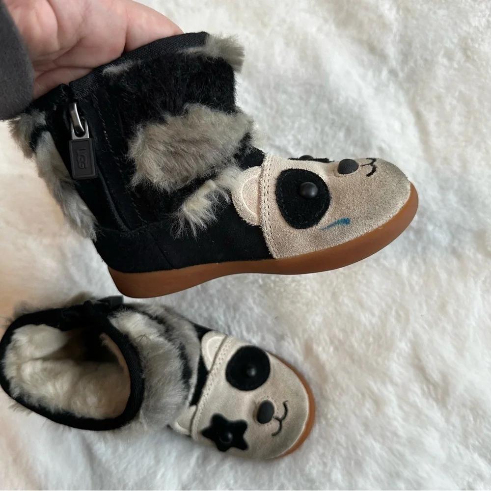 Ugg Toddler Panda Stuffie Bootie Size 7